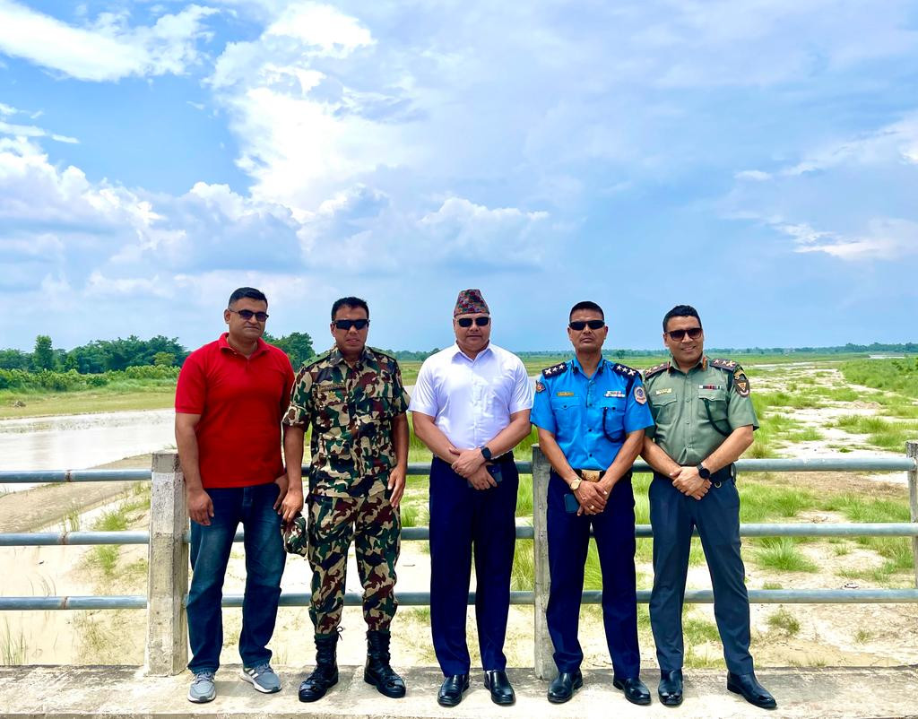 विपद् पूर्वतयारी स्वरुप बागमती र लालबकैया नदीको निरीक्षण अनुगमन