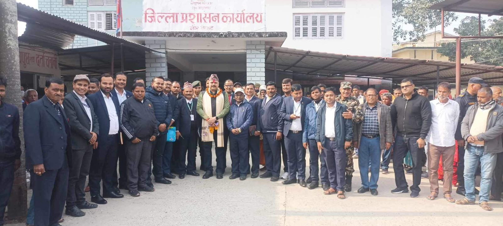 प्र.जि.अ.  धर्मेन्द्र कुमार मिश्रज्यूको विदाइको केही झलक