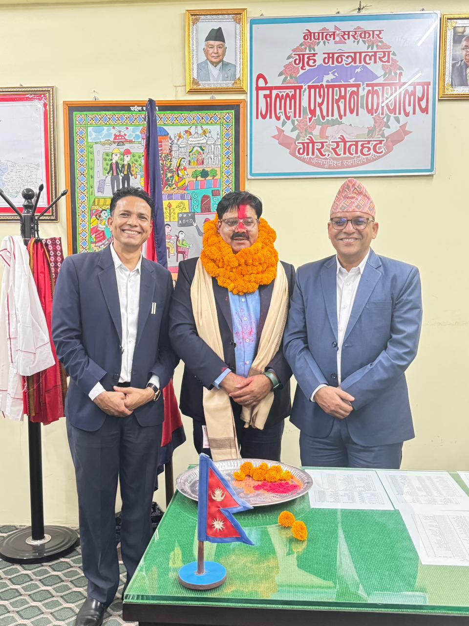 स.प्र.जि.अ. श्री किरण निधि तिवारीज्यूको विदाइको केही झलक